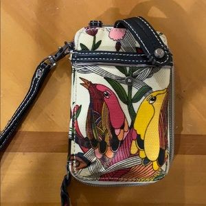 Sakroots clutch/wristlet wallet